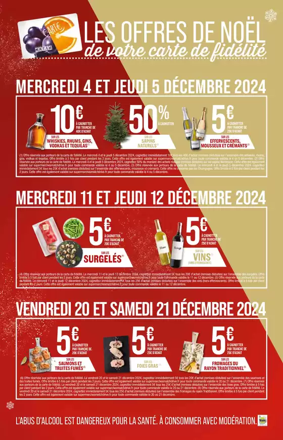 Catalogue Supermarché Match à Roubaix | UN AVANT GOÛT DE NOËL | 02/12/2024 - 08/12/2024