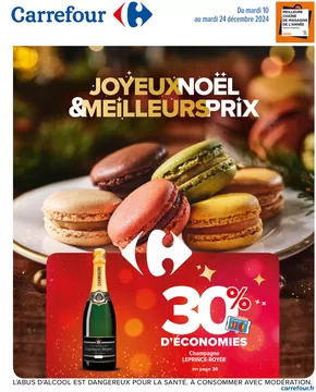 Promos de Noël à Saint-Malo | JOYEUX NOËL & MEILLEURS PRIX - 30% D'ÉCONOMIES sur Carrefour Drive | 10/12/2024 - 24/12/2024