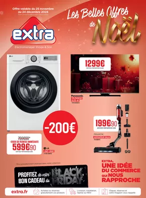 Promos de Noël à Morestel | NOEL EXTRA BB TABLOID NOV DEC 2024 WEB sur Extra | 06/12/2024 - 24/12/2024