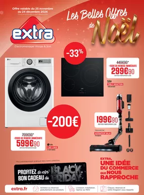 Promos de Noël à Malakoff | NOEL EXTRA BP TABLOID NOV DEC 2024 WEB sur Extra | 06/12/2024 - 24/12/2024