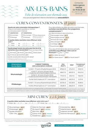 Promos de Santé et Opticiens à Aix-les-Bains | Fiche de réservation Aix-les-Bains 2025 sur ValVital | 03/02/2025 - 31/12/2025