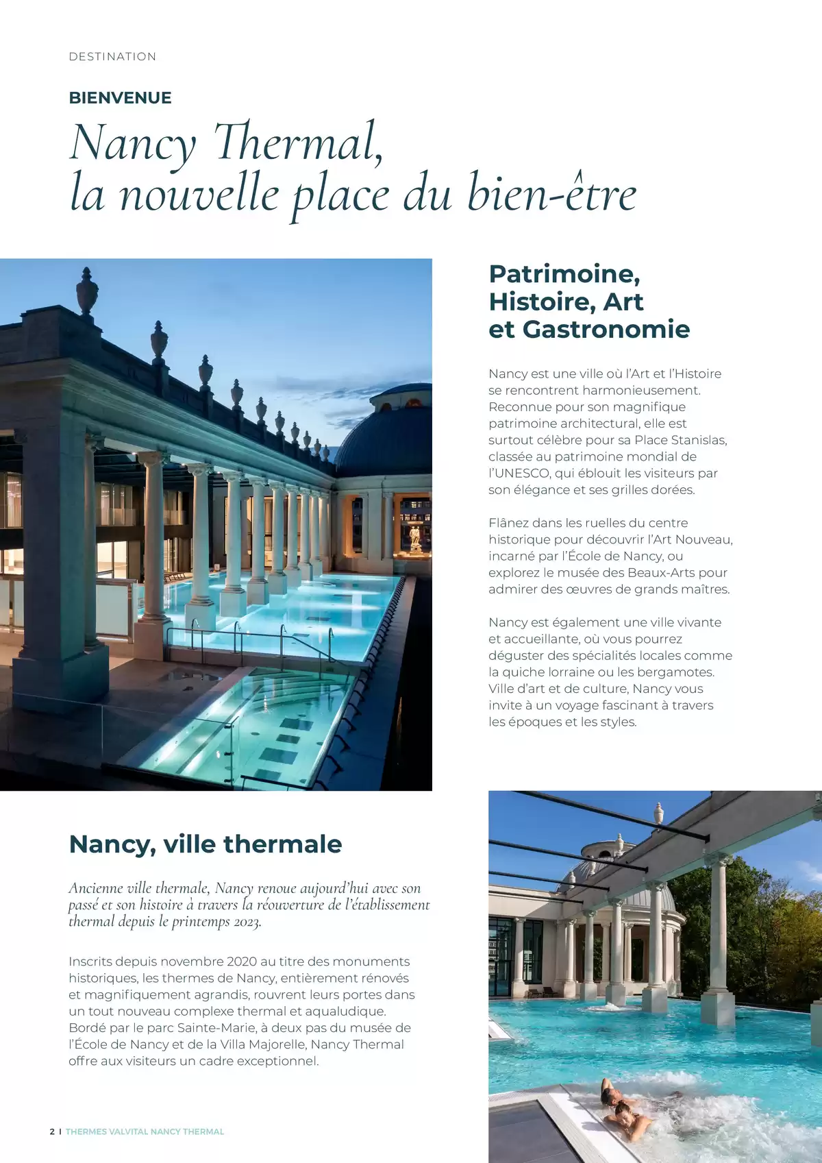 Catalogue Brochure établissement Nancy Thermal 2025, page 00002