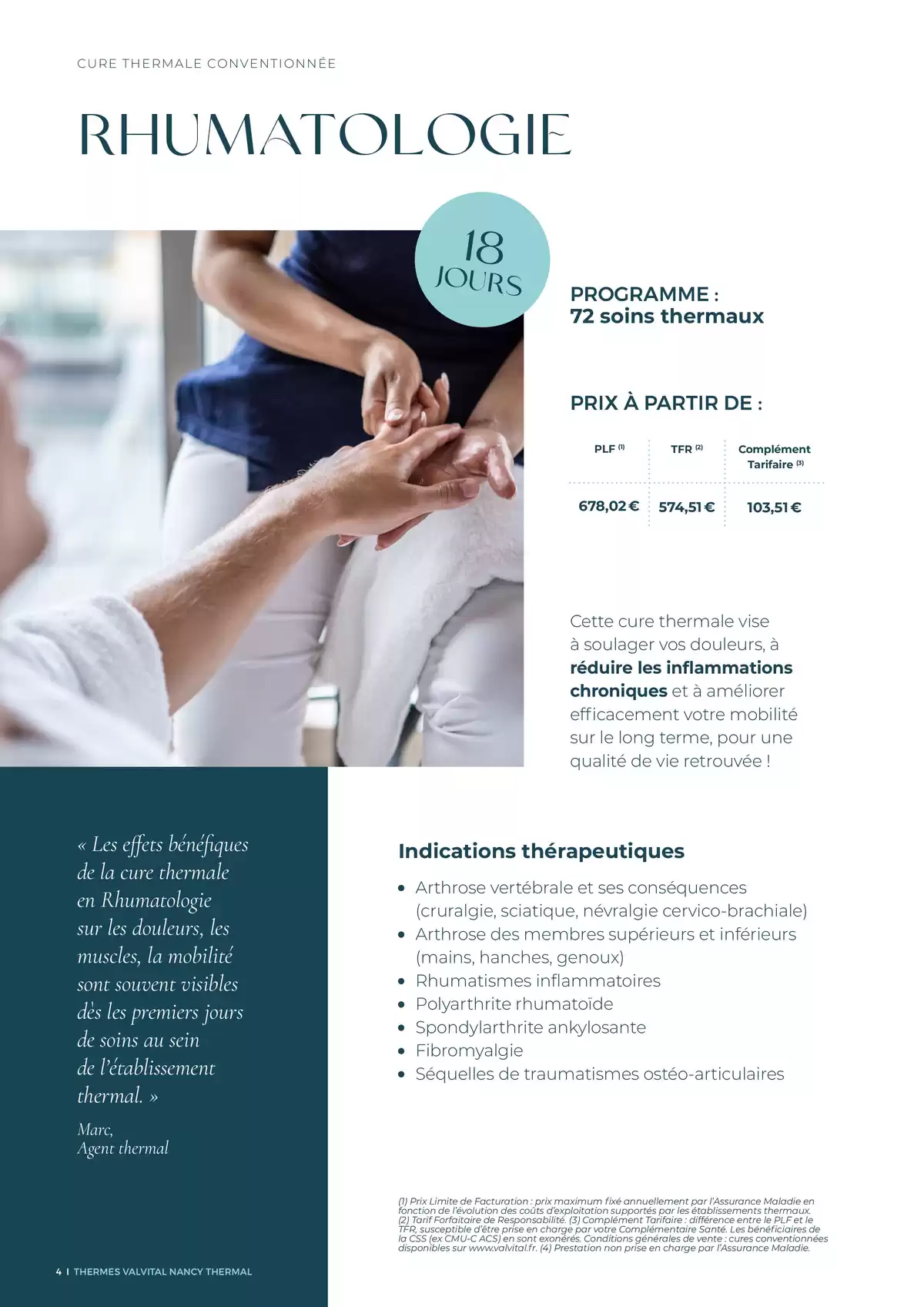 Catalogue Brochure établissement Nancy Thermal 2025, page 00004
