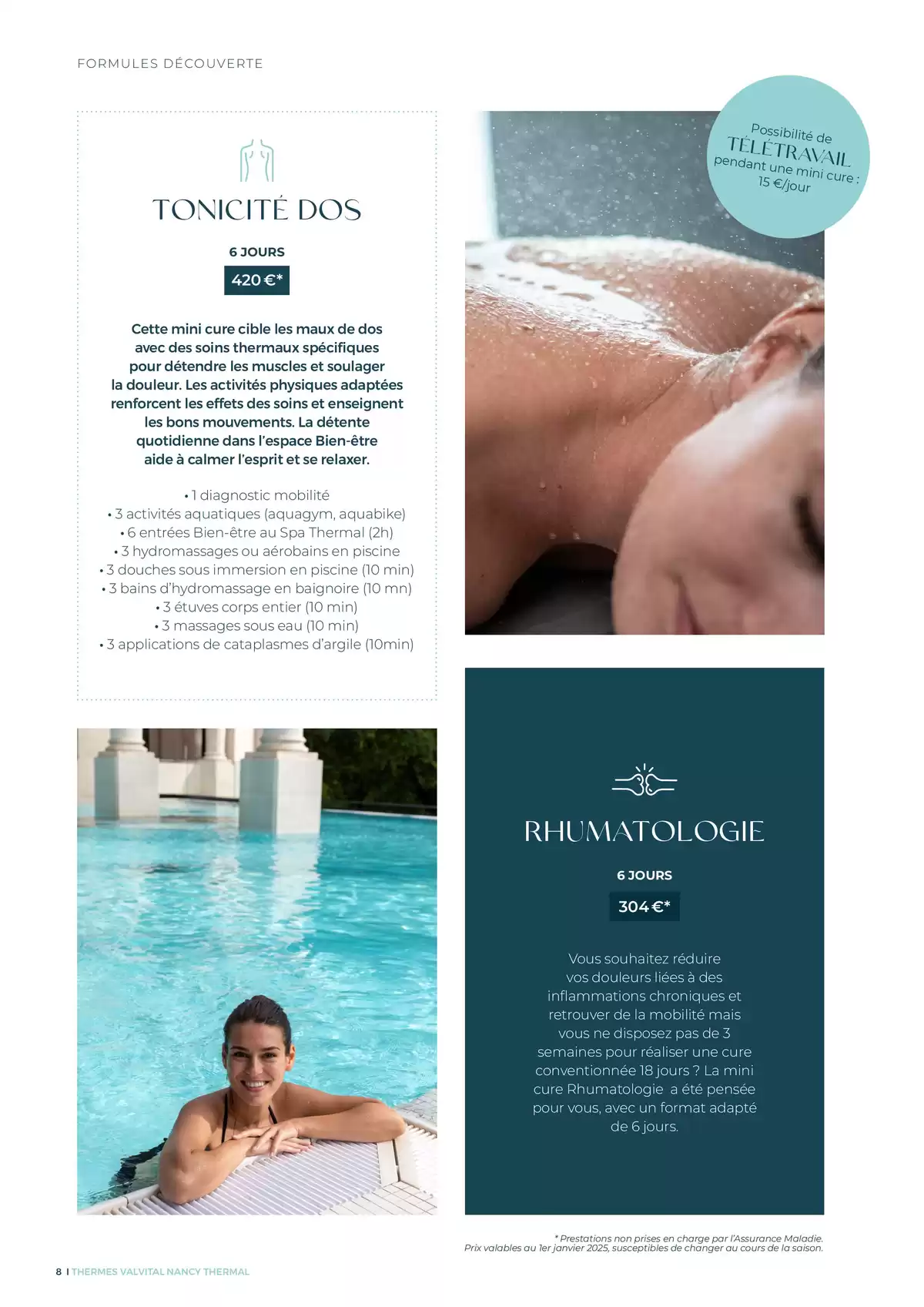 Catalogue Brochure établissement Nancy Thermal 2025, page 00008