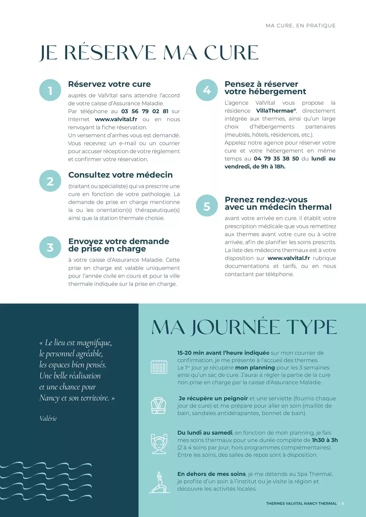 Catalogue Brochure établissement Nancy Thermal 2025, page 00009