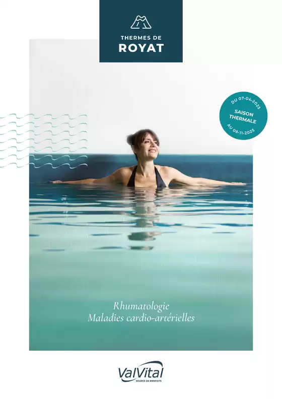 Brochure établissement Royat 2025