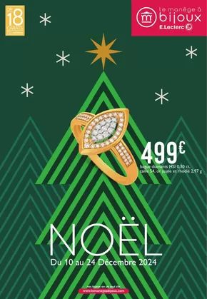 Promos de Noël à Ancenis | NOEL sur E.Leclerc Le Manège à Bijoux | 10/12/2024 - 24/12/2024