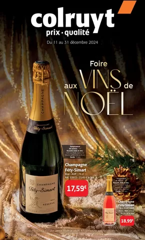 Promos de Noël à Saint-Genis-Laval | Foire aux vins de Noël  sur Colruyt | 16/12/2024 - 31/12/2024