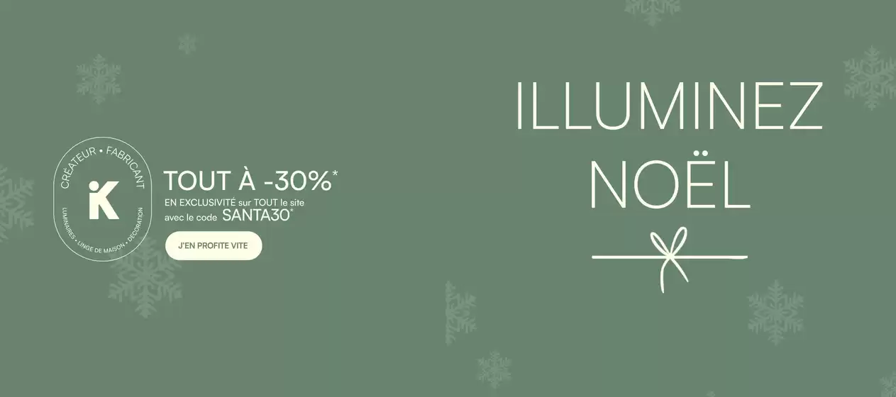 Catalogue Keria Luminaires à Villefranche-sur-Saône | Iluminez Noël tout à -30% | 10/12/2024 - 25/12/2024