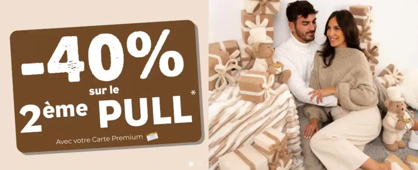 -40% sur le 2ème pull