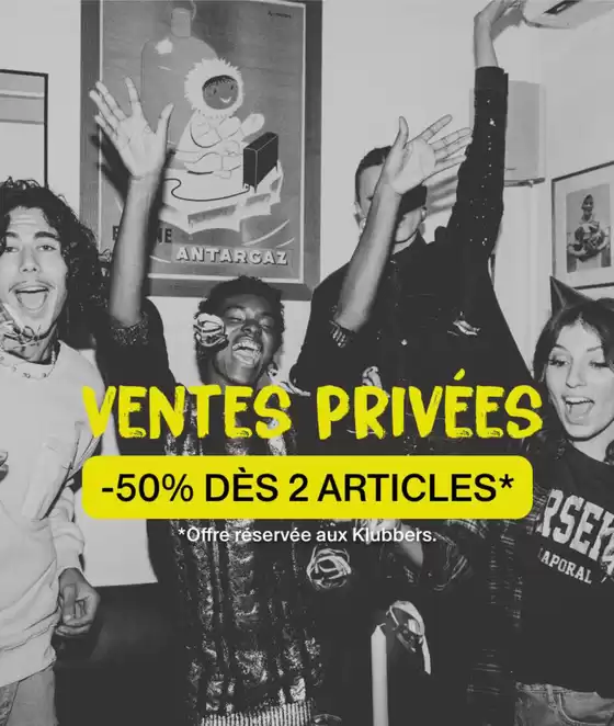 Ventes privés -50% 