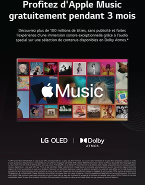 Catalogue Connexion à Villeurbanne | 3 mois d'Apple Music offerts sur une sélection de contenus disponibles en Dolby Atmos | 11/12/2024 - 30/04/2025