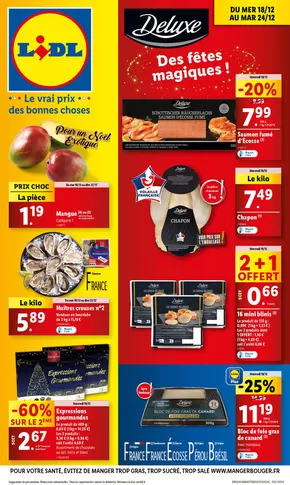 Catalogue Lidl à Marseille | Retrouvez une large sélection de mets d'exception à petits prix chez Lidl! | 18/12/2024 - 24/12/2024