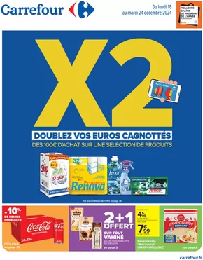 Catalogue Carrefour Contact à Villefranche-sur-Saône | DOUBLEZ VOS EUROS CAGNOTTÉS | 16/12/2024 - 24/12/2024