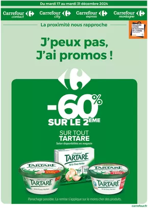 Catalogue Carrefour Contact à Villefranche-sur-Saône | J'PEUX PAS, J'AI PROMOS DU 17 AU 31 DÉCEMBRE 2024 | 17/12/2024 - 31/12/2024