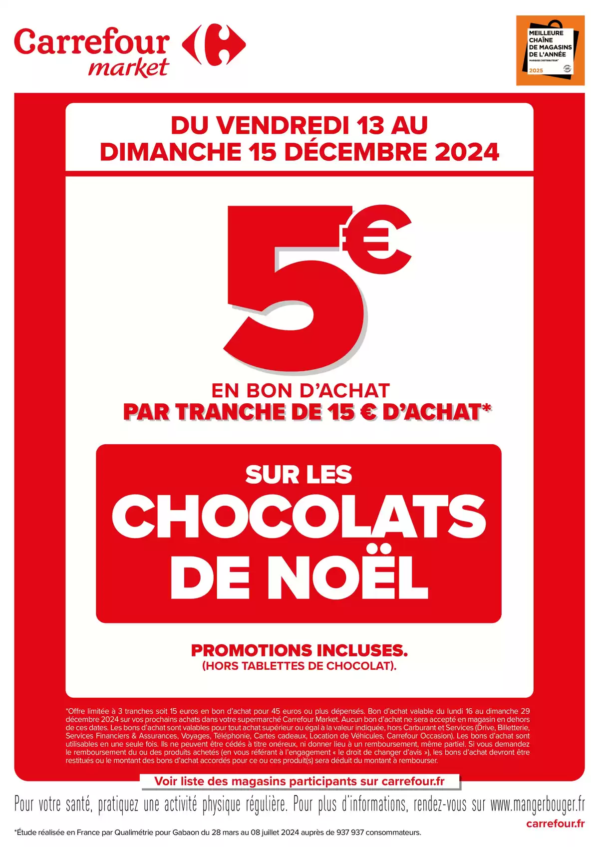 Catalogue OFFRE BON D’ACHAT SUR LES CHOCOLATS CE WEEK-END, page 00001