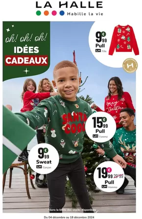 Promos de Mode à Gilly-sur-Isère | Idées cadeaux sur La Halle | 12/12/2024 - 18/12/2024