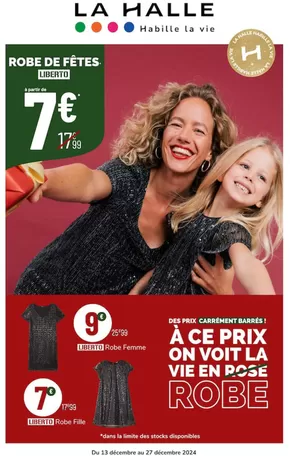 Promos de Mode à Gilly-sur-Isère | Robe de fêtes sur La Halle | 12/12/2024 - 27/12/2024