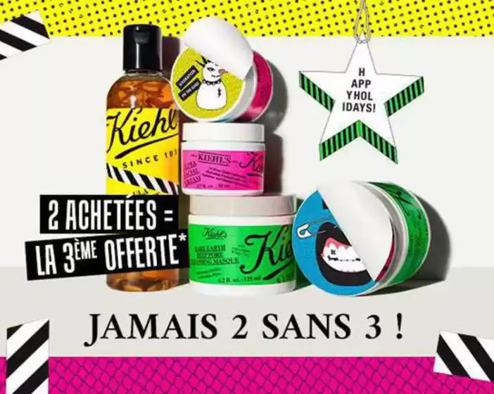 Catalogue Kiehl's à Cannes | Offre spéciale : pour 3 éditions limitées ajoutées au panier, la moins chère est offerte ! | 13/12/2024 - 23/12/2024