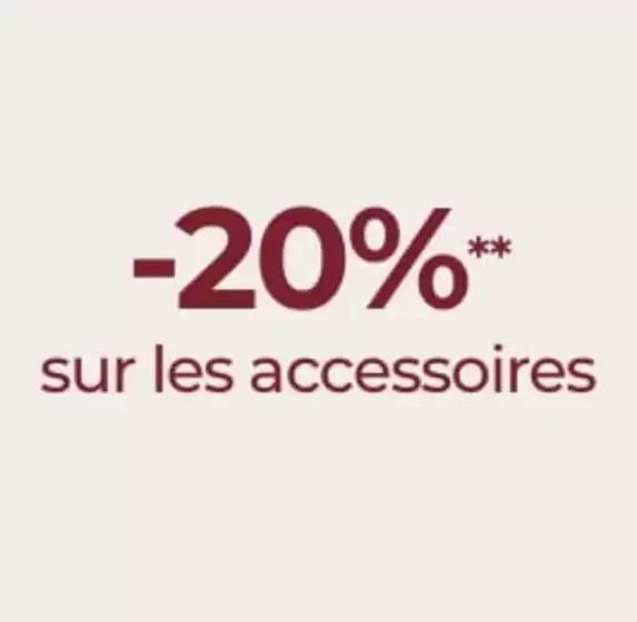 -20% sur les accessoires