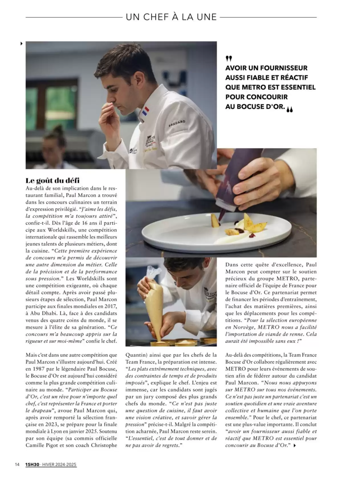 Catalogue Metro Magazine 15h30 N°12, page 00006