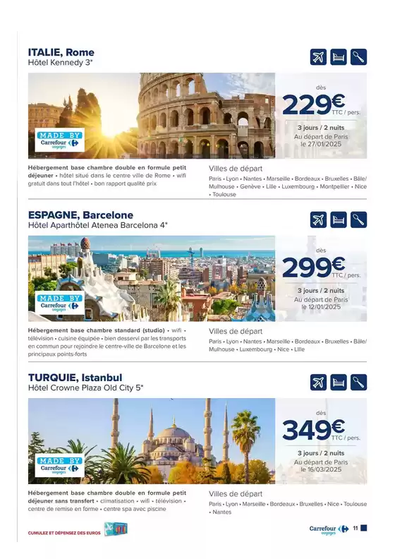 Catalogue Carrefour Voyages à Claira | Hiver 2024/2025 | 16/12/2024 - 23/03/2025