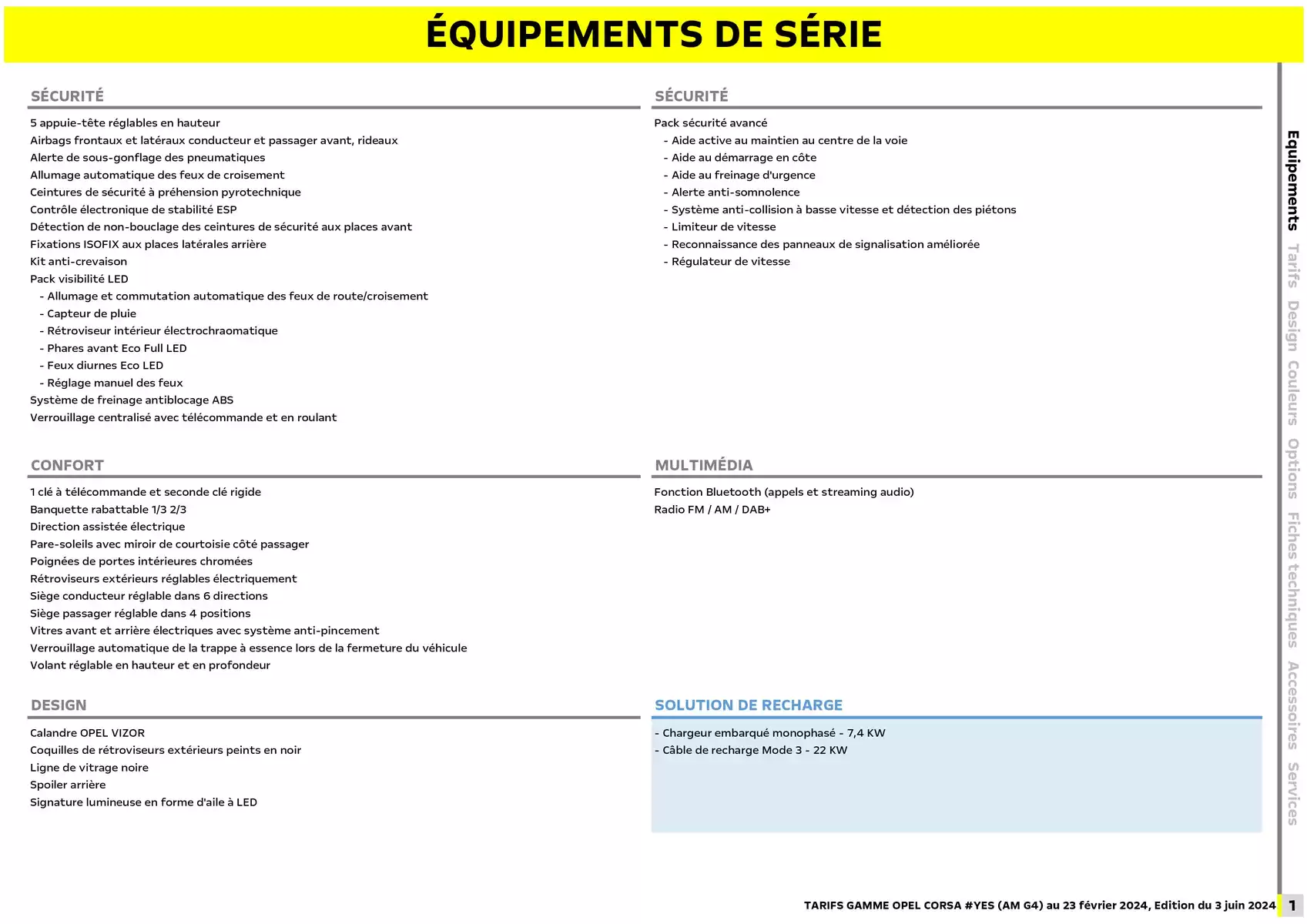 Catalogue Opel Nouvelle Corsa, page 00002