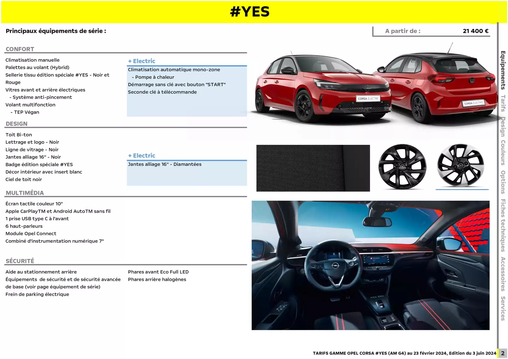 Catalogue Opel Nouvelle Corsa, page 00003