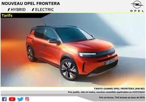 Catalogue Opel à Lille | Opel Nouveau Frontera | 17/12/2024 - 17/12/2025