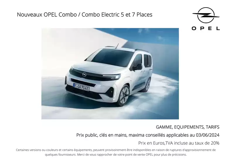 Opel Nouveau Combo Life Electric