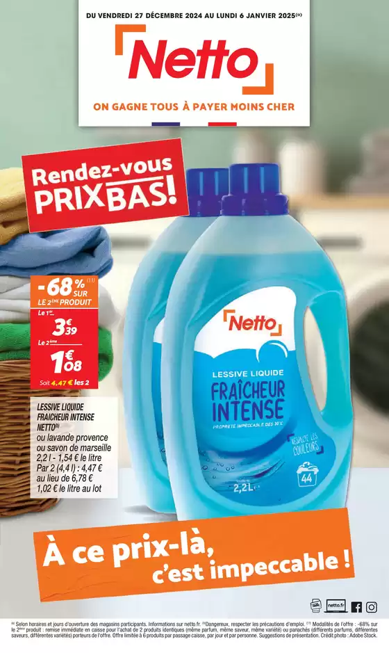 Catalogue Netto | SEMAINE PROCHAINE : RENDEZ | 27/12/2024 - 06/01/2025