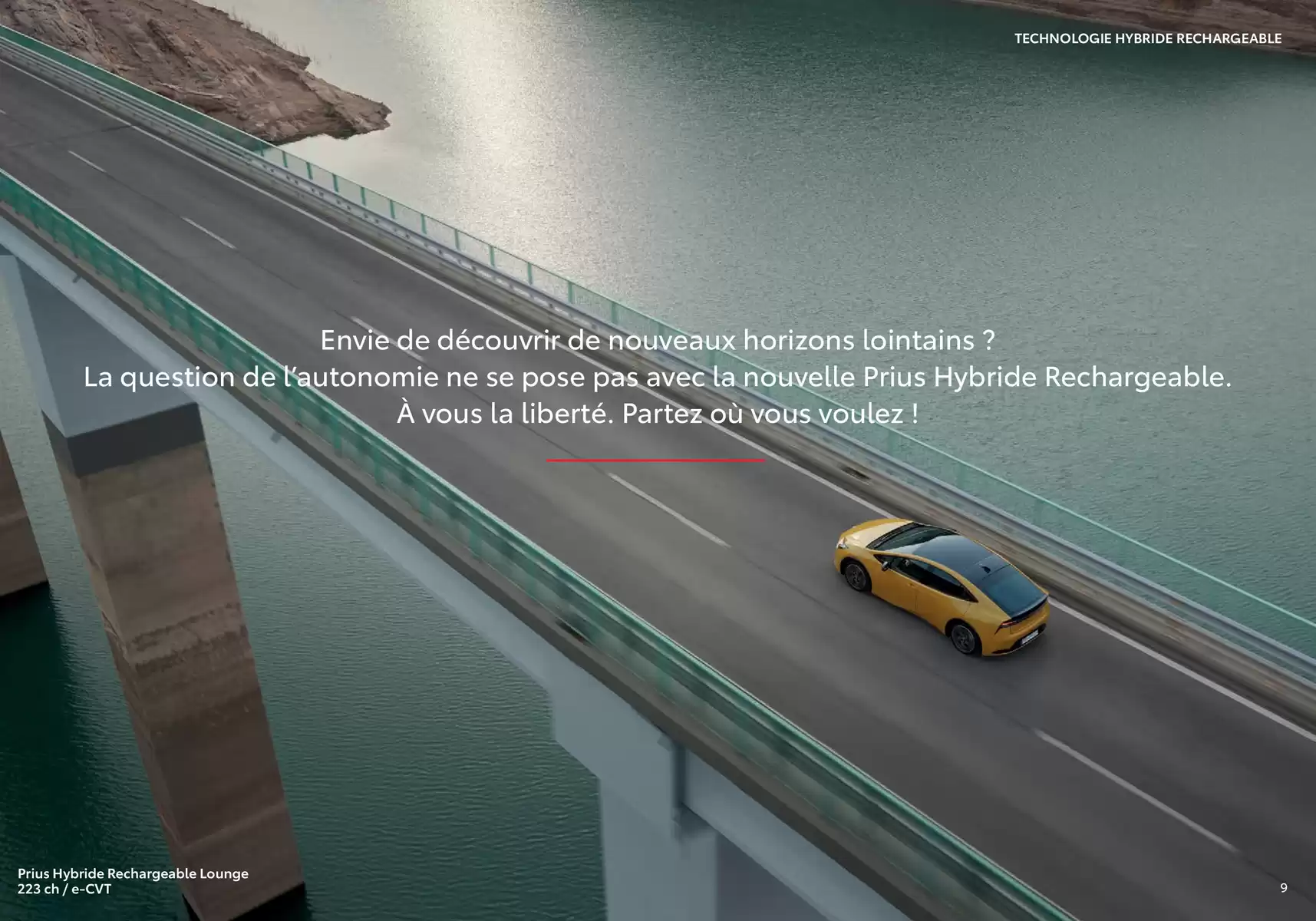 Catalogue Toyota Prius Hybride Rechargeable, page 00009