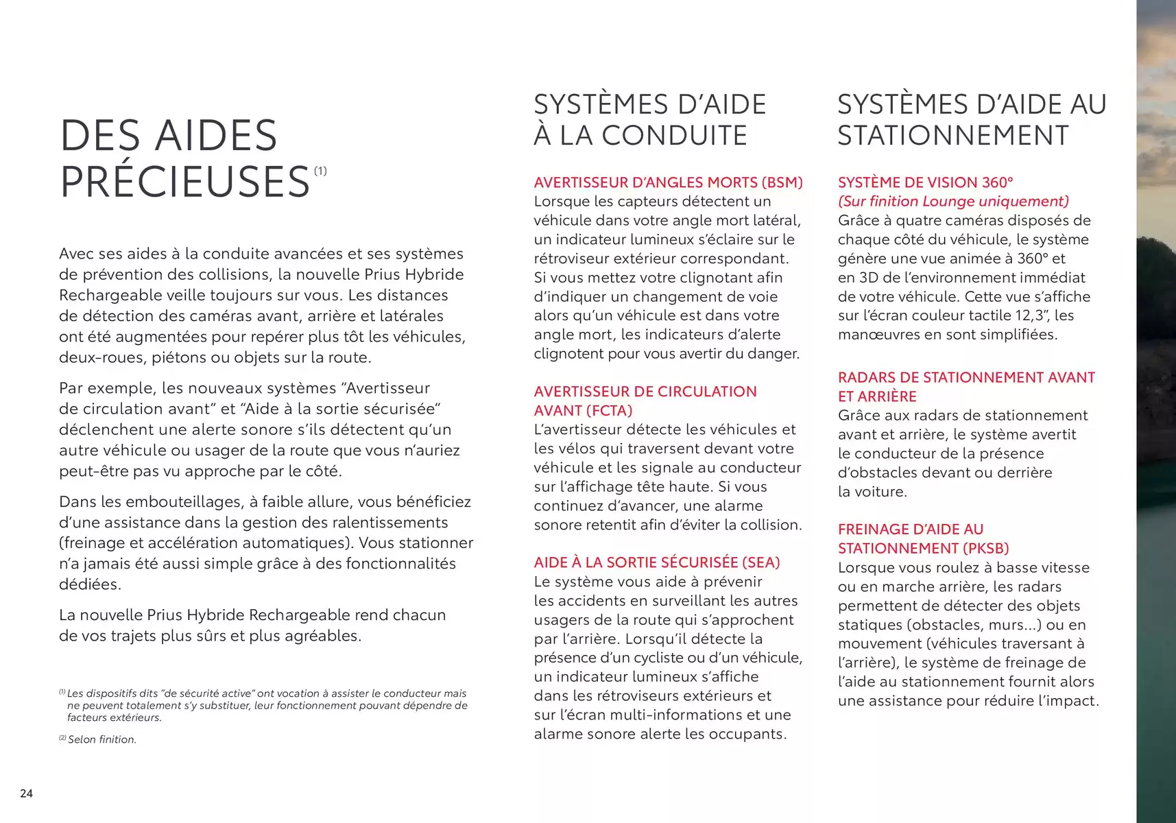 Catalogue Toyota Prius Hybride Rechargeable, page 00024