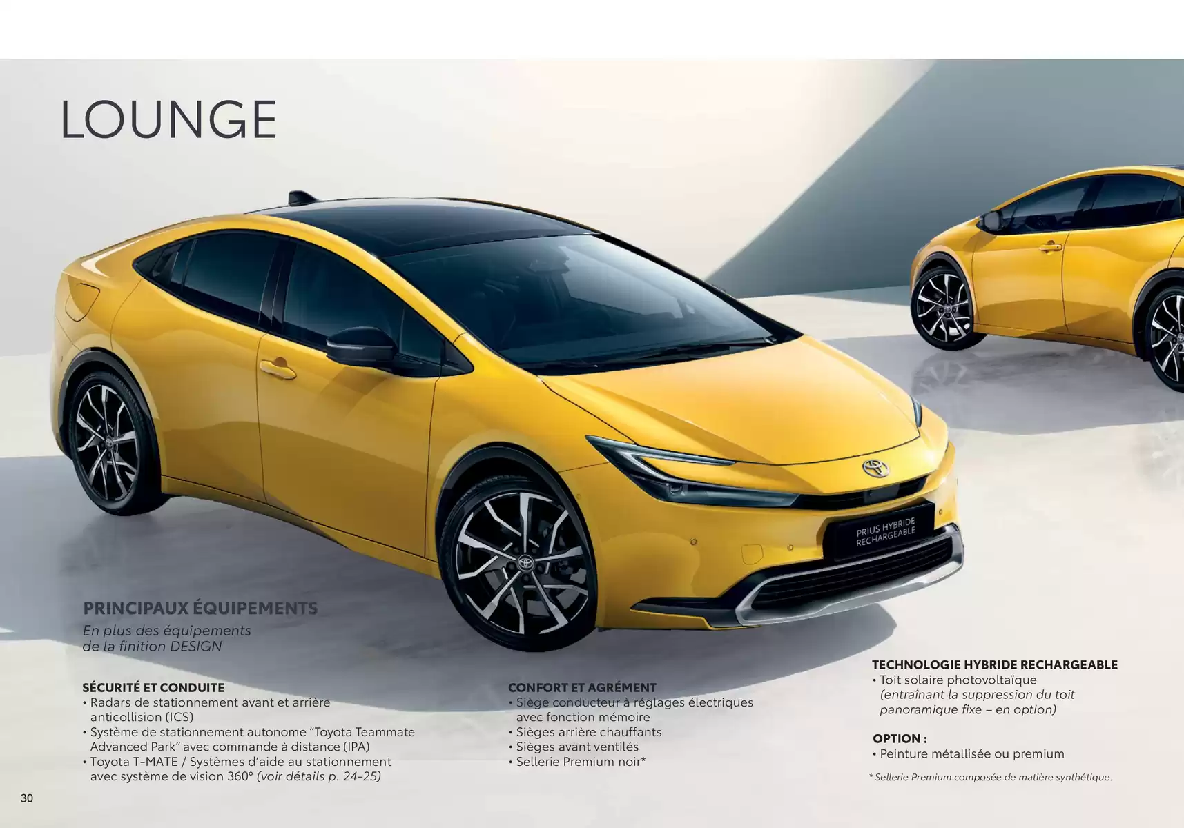 Catalogue Toyota Prius Hybride Rechargeable, page 00030