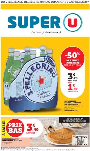 Promos de Supermarchés à Villeneuve-Tolosane | Catalogue SUPER U sur Super U | 27/12/2024 - 05/01/2025