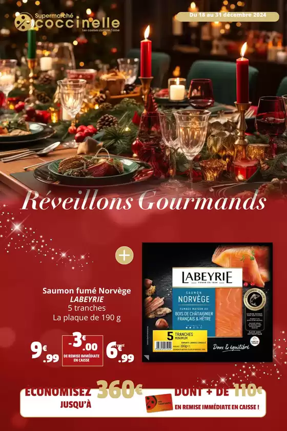 Catalogue Coccinelle Supermarché à Lille | Réveillons Gourmands | 18/12/2024 - 31/12/2024