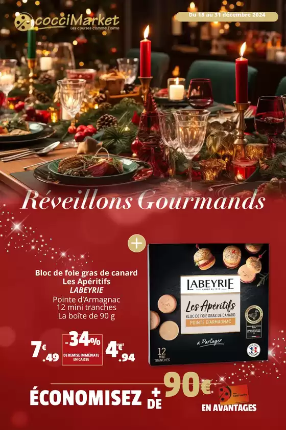 Catalogue Coccimarket à Villefranche-sur-Saône | Réveillons Gourmands | 18/12/2024 - 31/12/2024