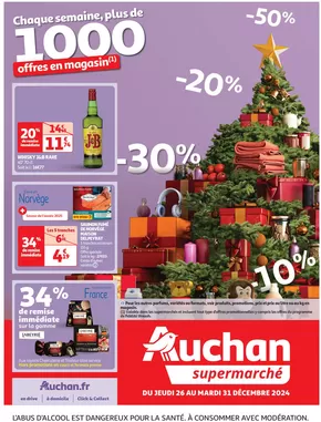 Catalogue Auchan Supermarché à Marseille | Cette semaine plus de 1000 offres en magasin dans votre super | 26/12/2024 - 31/12/2024