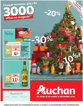 Catalogue Auchan Hypermarché à Fenouillet | Cette semaine plus de 3000 offres en magasin | 26/12/2024 - 31/12/2024