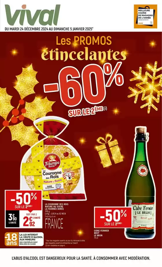 Les PROMOS étincelantes -60% 