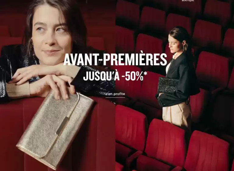 Avant-premières Jusqu'à -50%