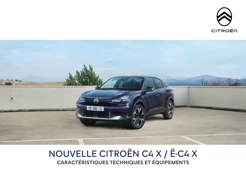 Citroën Nouvelle ë-C4 X Electrique Caractéristiques