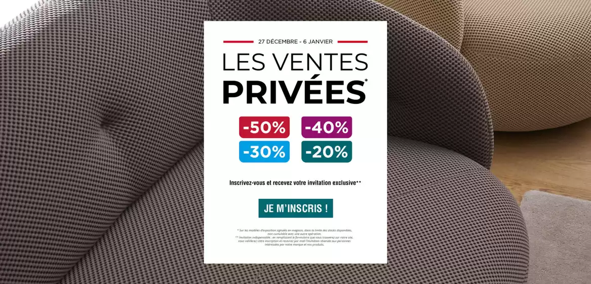 Catalogue Cuir Center à Toulon | LES VENTES PRIVÉES | 24/12/2024 - 06/01/2025