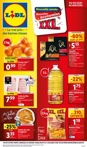 Catalogue Lidl à Paris | Découvrez une large sélection de produits en format XXL à des petits prix Lidl. | 02/01/2025 - 07/01/2025