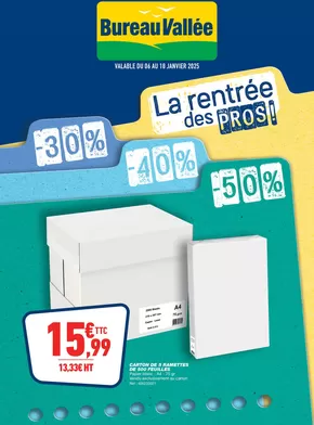 Promos de Librairies à Montbrison | La rentrée des pros! sur Bureau Vallée | 06/01/2025 - 18/01/2025