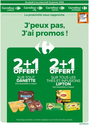 Catalogue Carrefour Express à Cagnes-sur-Mer | J'PEUX PAS, J'AI PROMOS DU 2 AU 15 JANVIER ! | 02/01/2025 - 15/01/2025