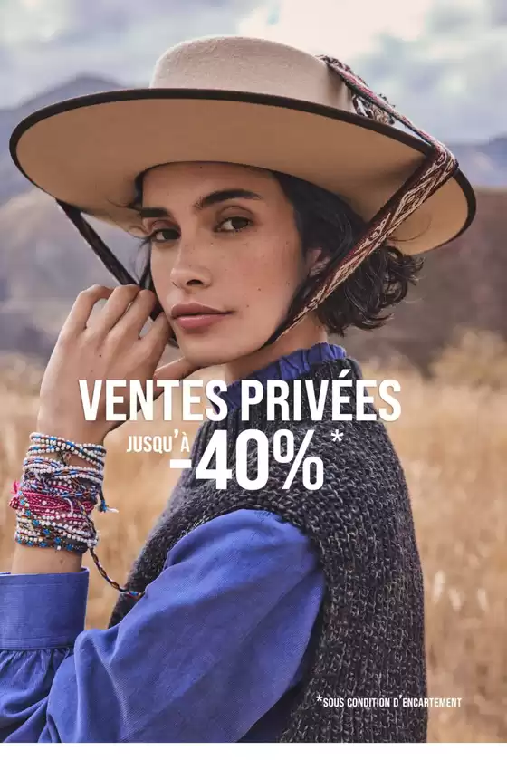 Ventes privées Jusqu'à -40% sur une sélection