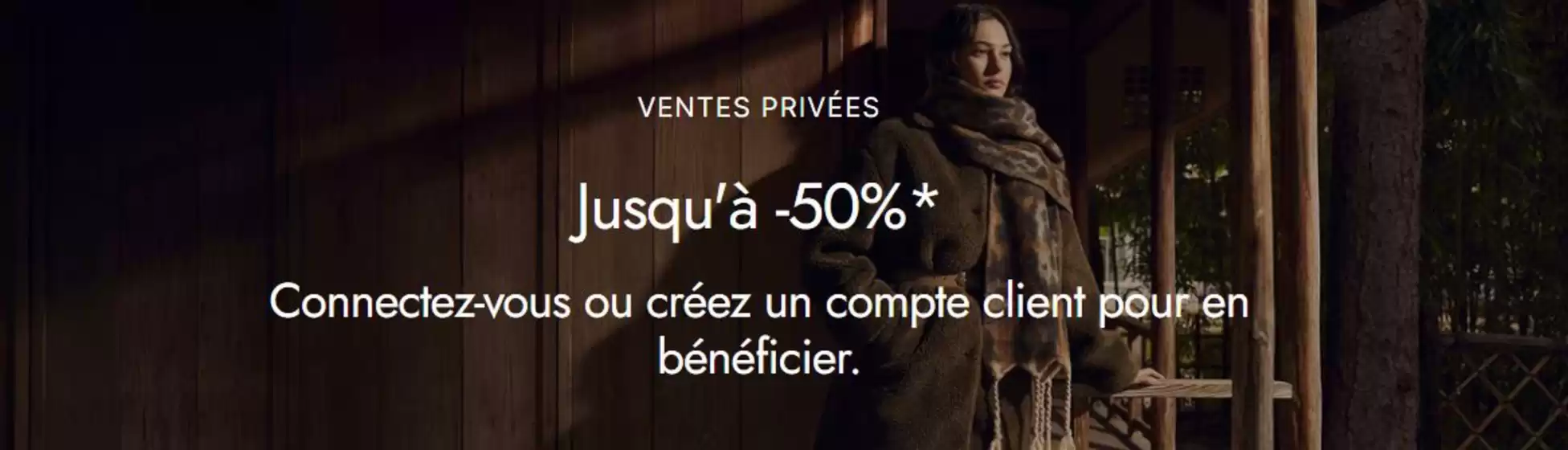 Ventes privées jusqu'à -50%