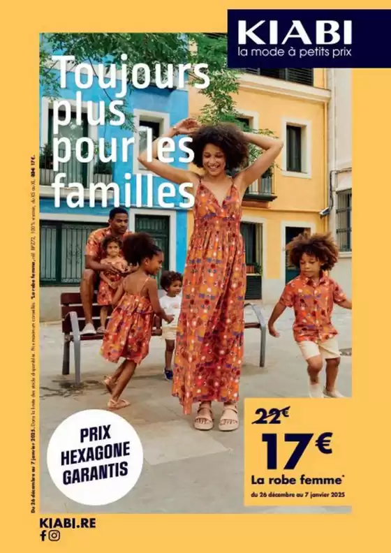 Catalogue Kiabi à Cagnes-sur-Mer | Toujours plus pour les familles  | 26/12/2024 - 07/01/2025