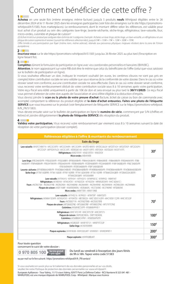 Catalogue Pulsat à Lille | Whirlpool Jusqu'à 300€ remboursés | 26/12/2024 - 11/02/2025